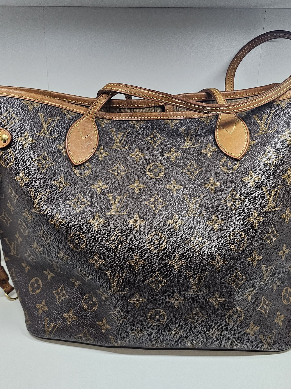 Louis Vuitton Neverfull Monogram Canvas Brown Tote Bag